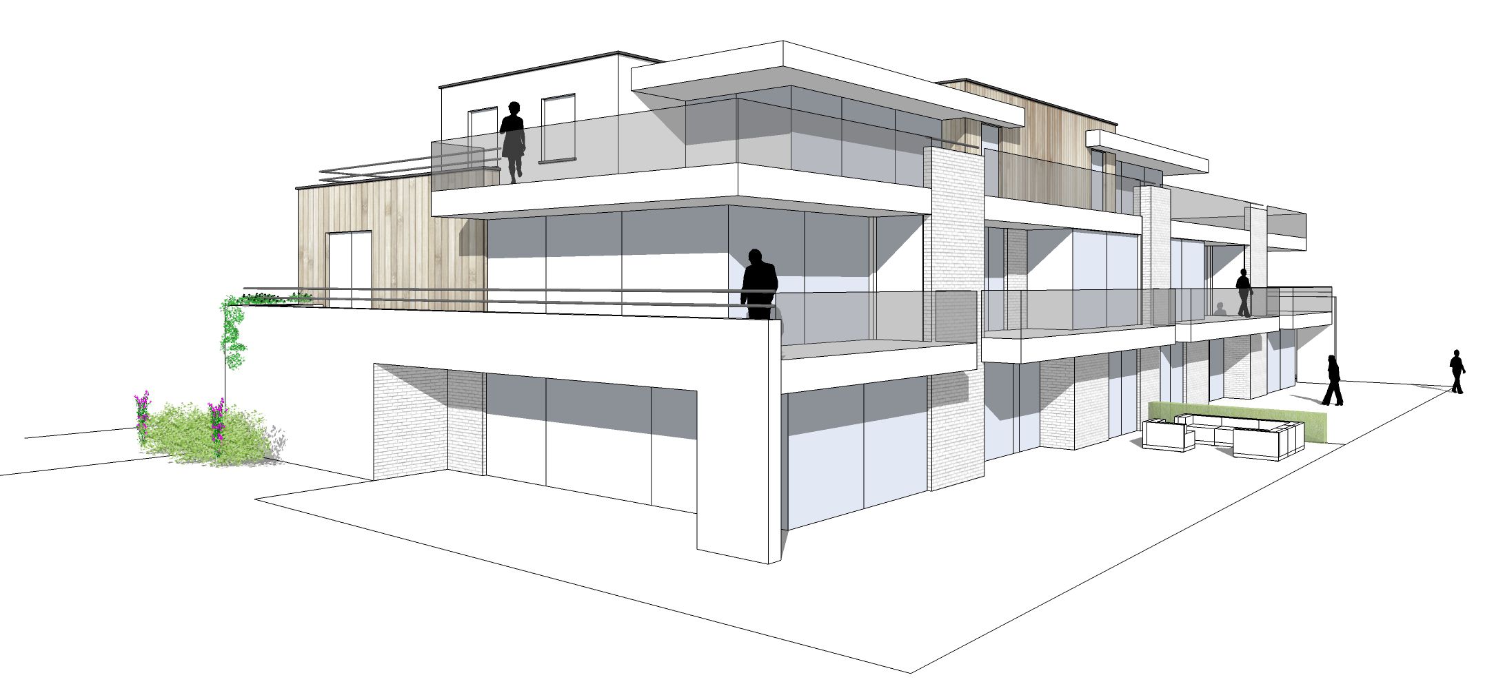 Ruime garage te koop residentie Marie-Louis
