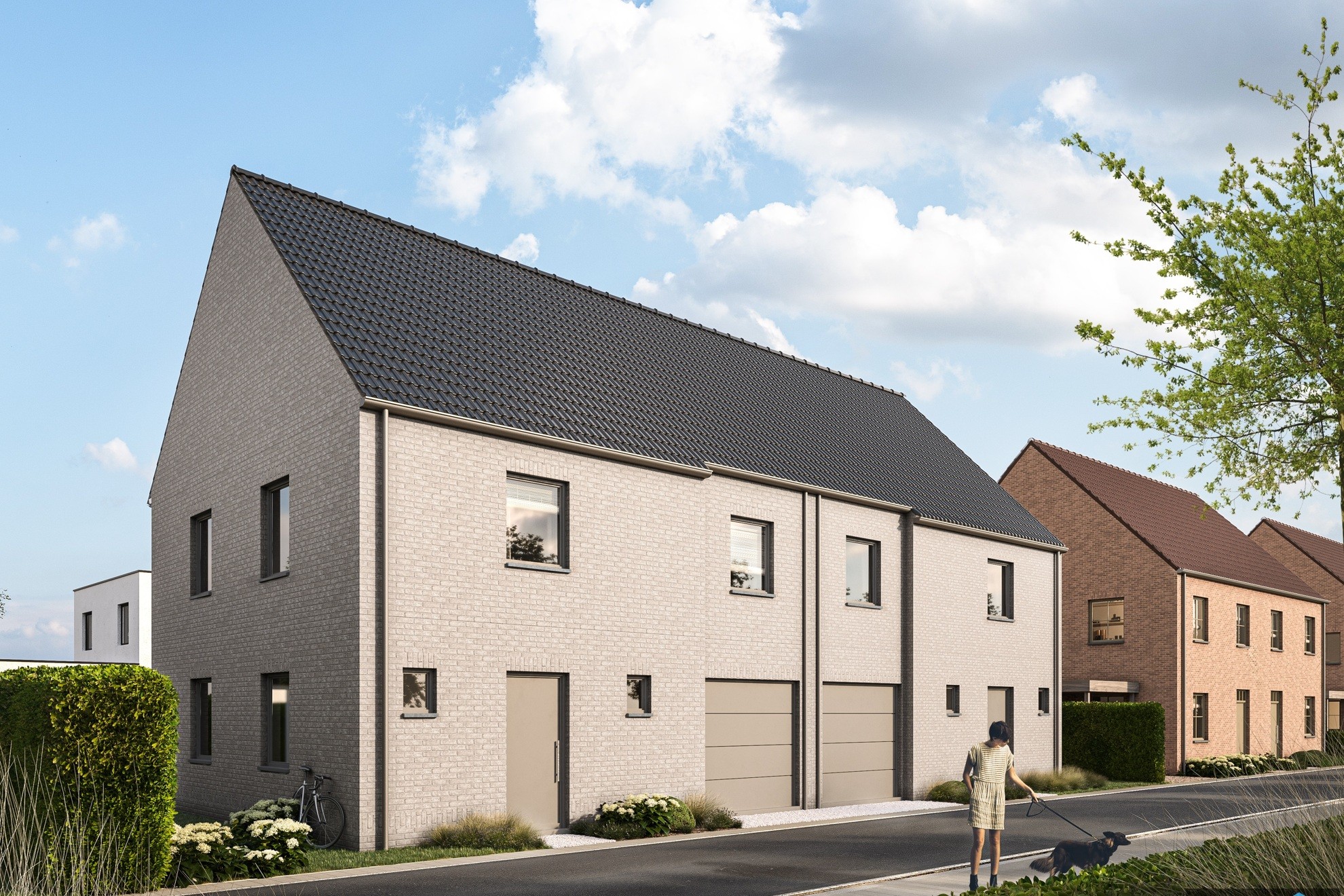 Moderne nieuwbouwwoningen met 3 slaapkamers te koop te Lombardsijde